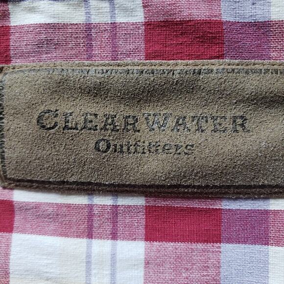 Red Plaid Casual Button Down Shirt - Picture 7 of 9